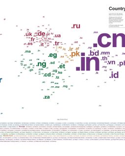 What are country code top-level domains (ccTLDs)
