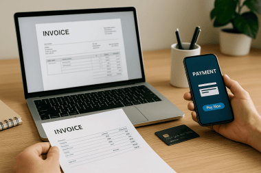 How do I handle invoicing and payments for my home business